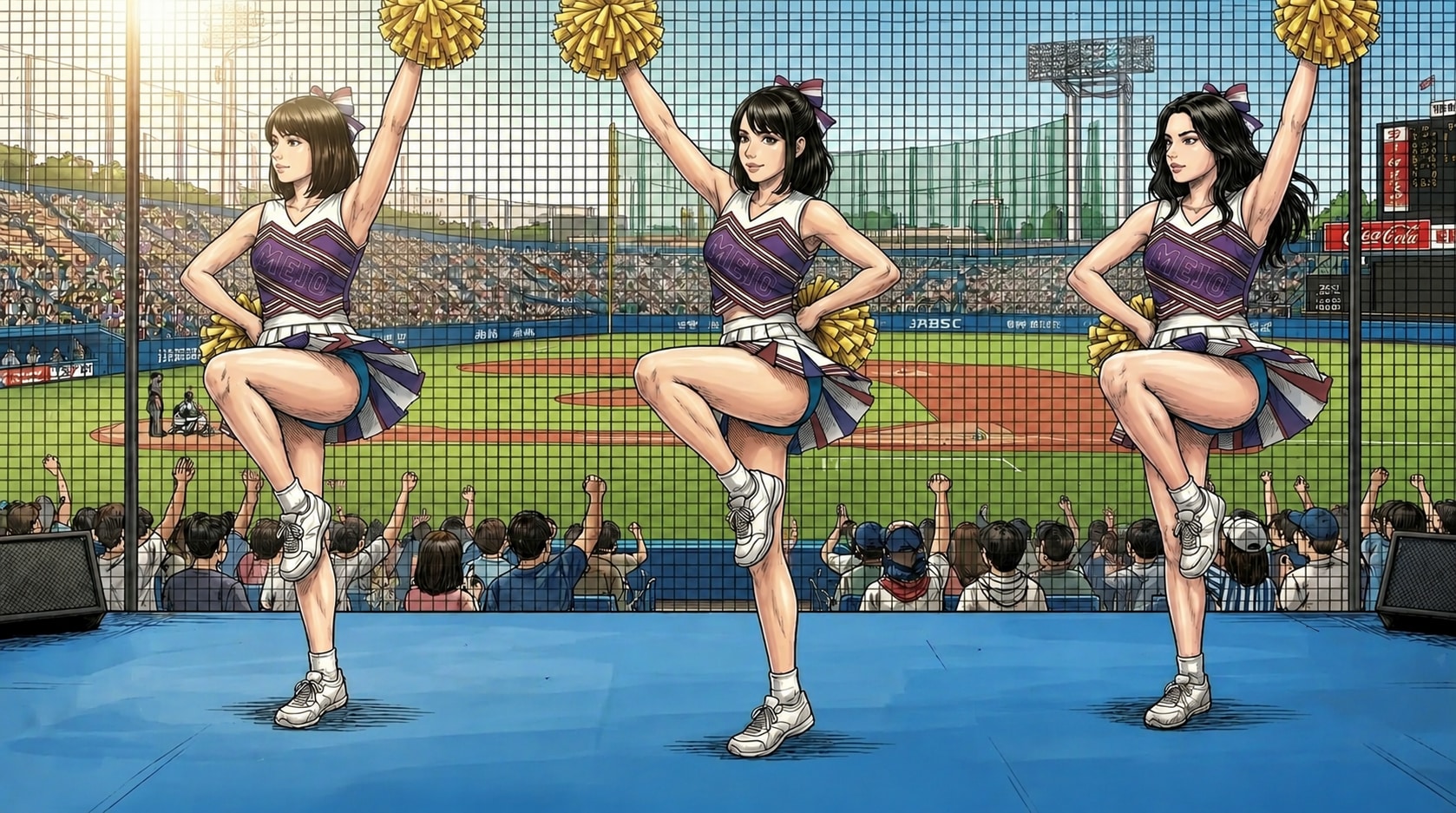 某大学チアガール