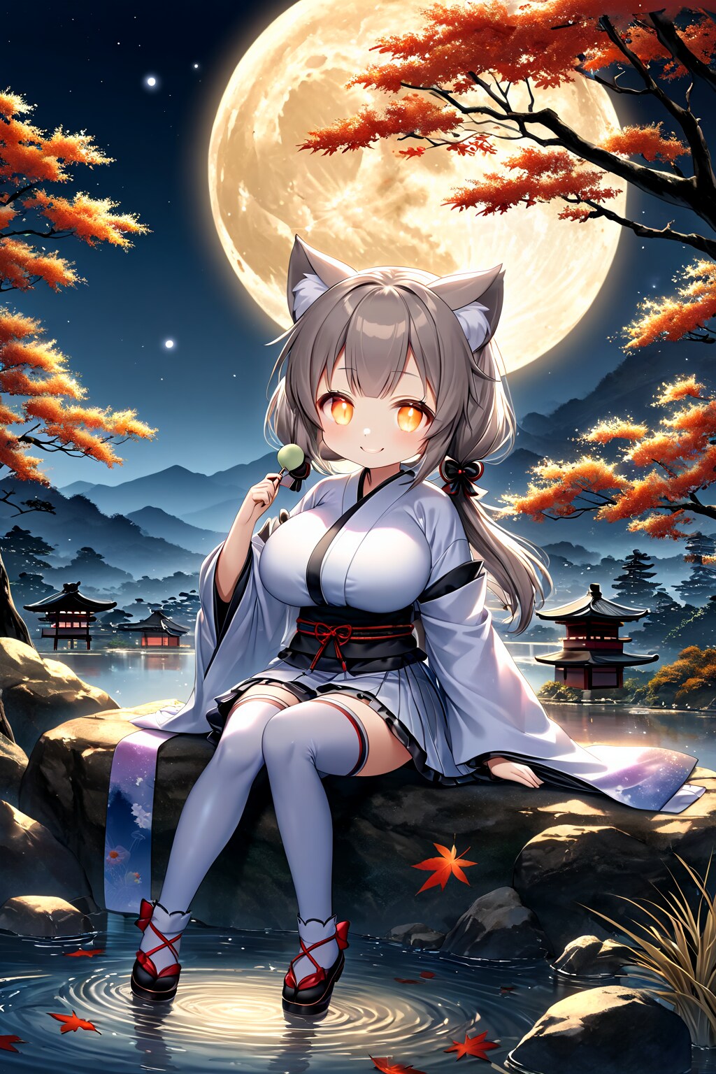 月 | の人気AIイラスト・グラビア