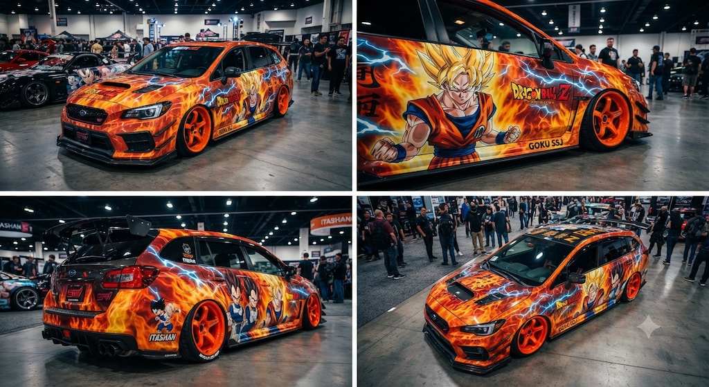 レヴォーグドラゴンボール痛車