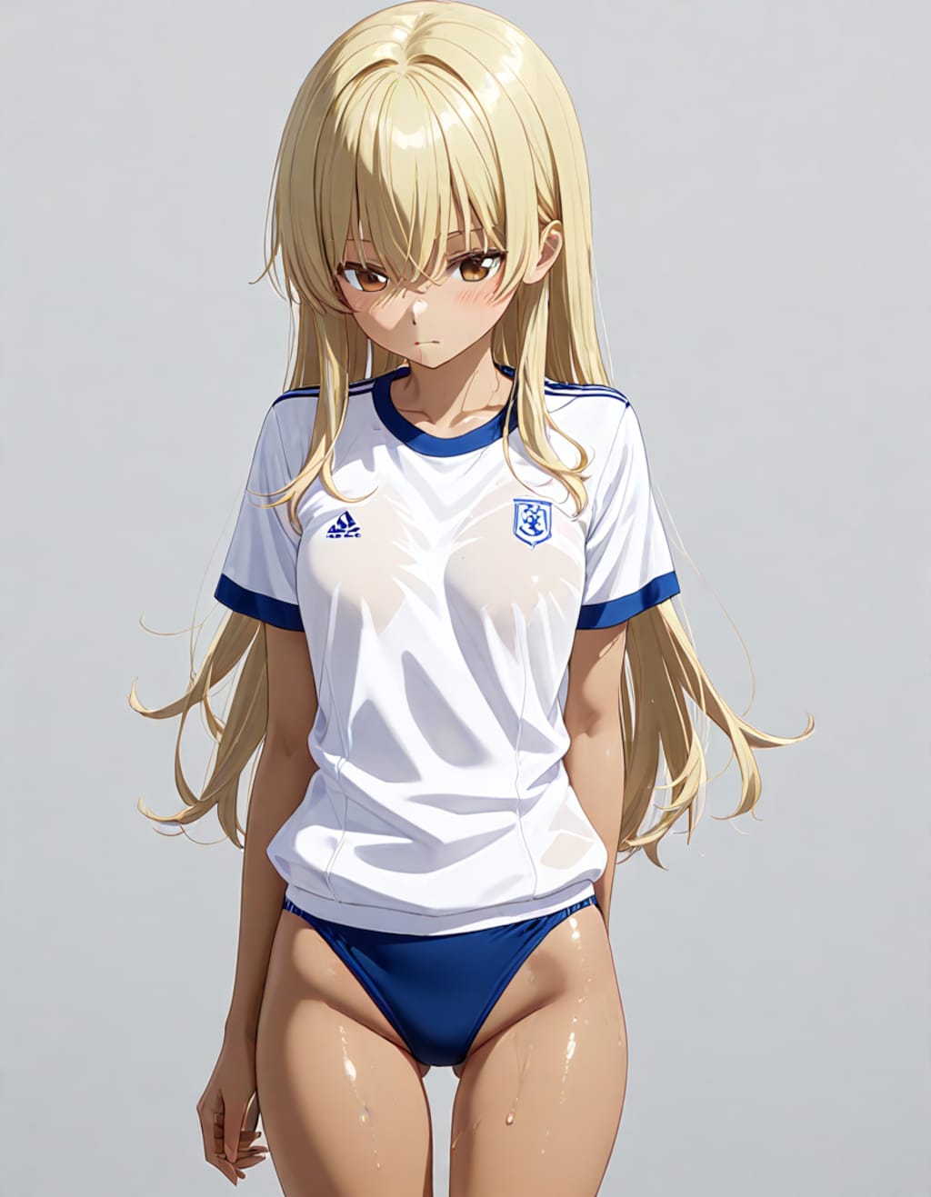 ブルマ＆体操服カタログ灰＆紺