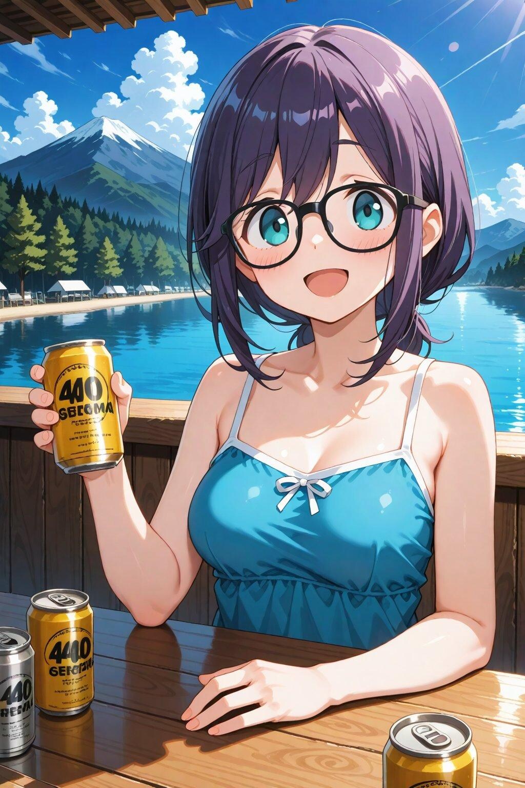 🌸静さんとサシ飲み(*´ω｀*)🍻