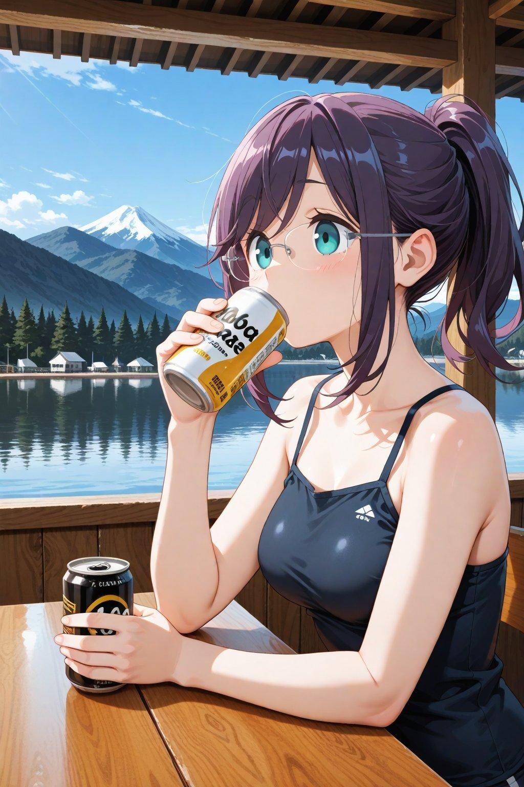 🌸静さんとサシ飲み(*´ω｀*)🍻