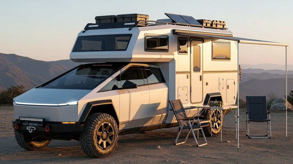 テスラサイバートラックキャンピングカー