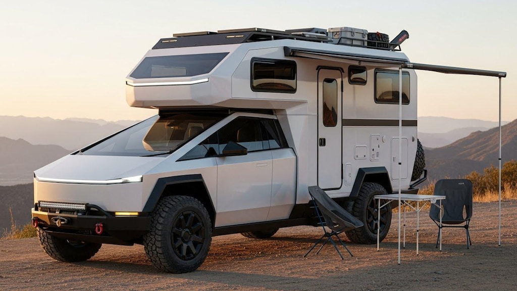 テスラサイバートラックキャンピングカー
