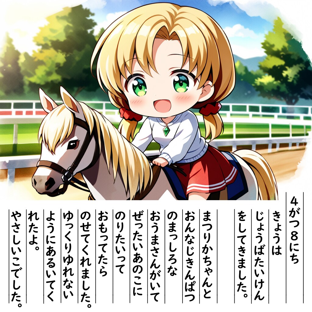 【絵日記】じょーばたいけんです