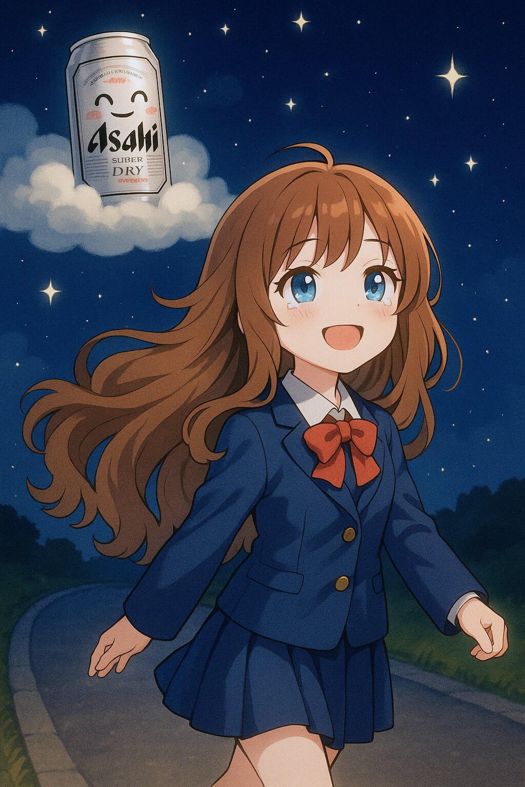 上を向いて歩く小さな女の子 | の人気AIイラスト・グラビア