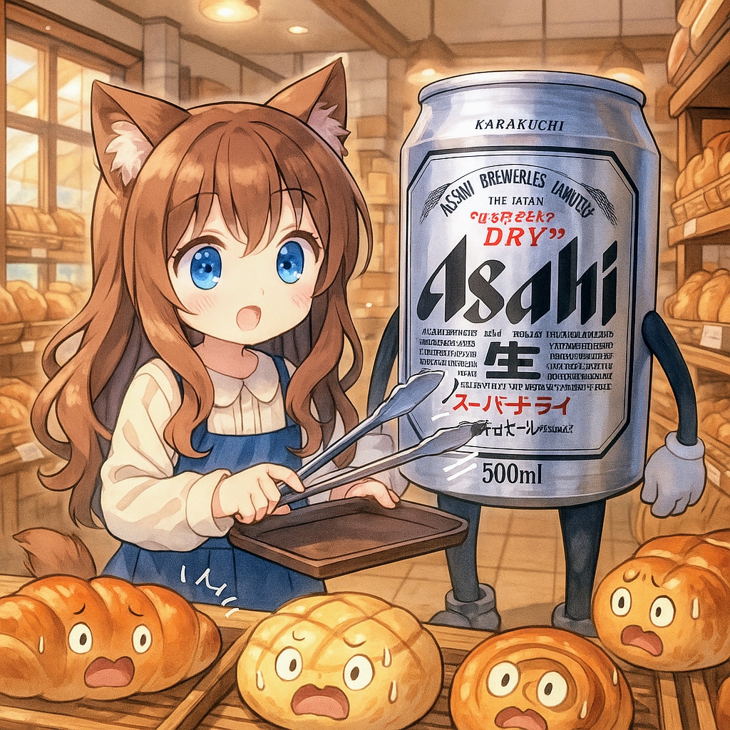 トングをカチカチする小さな女の子