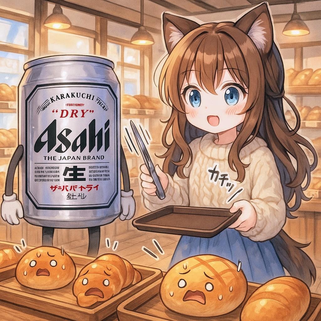 トングをカチカチする小さな女の子