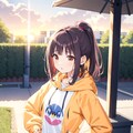 秋はパーカだね 3枚目