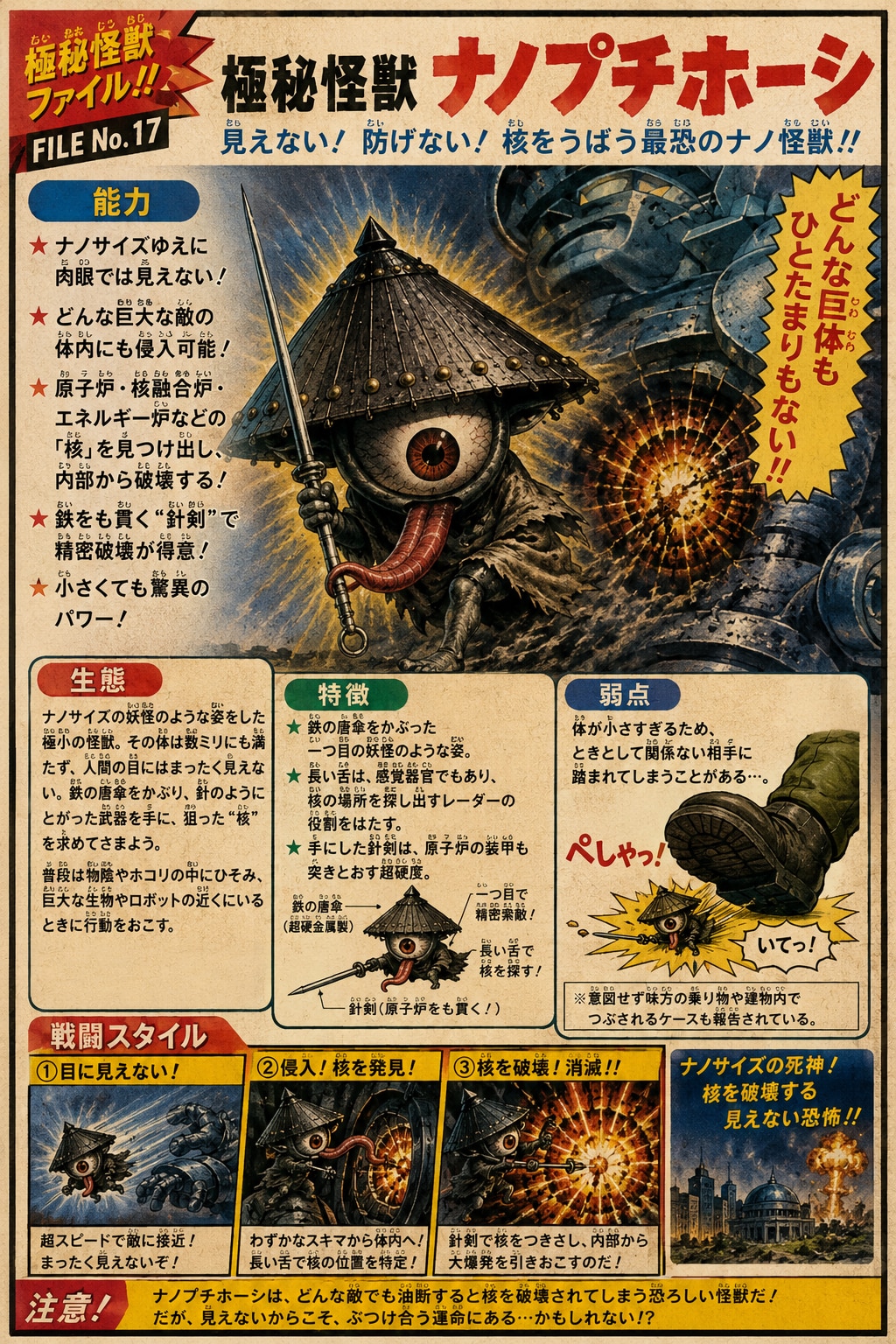 極秘怪獣ナノプチホーシ