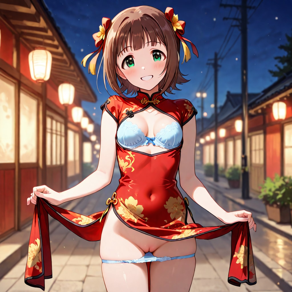天○春香のチャイナドレス
