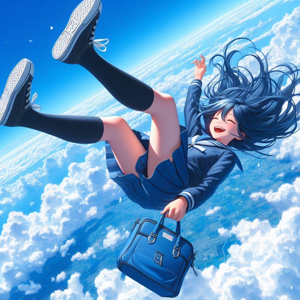 落ちる
