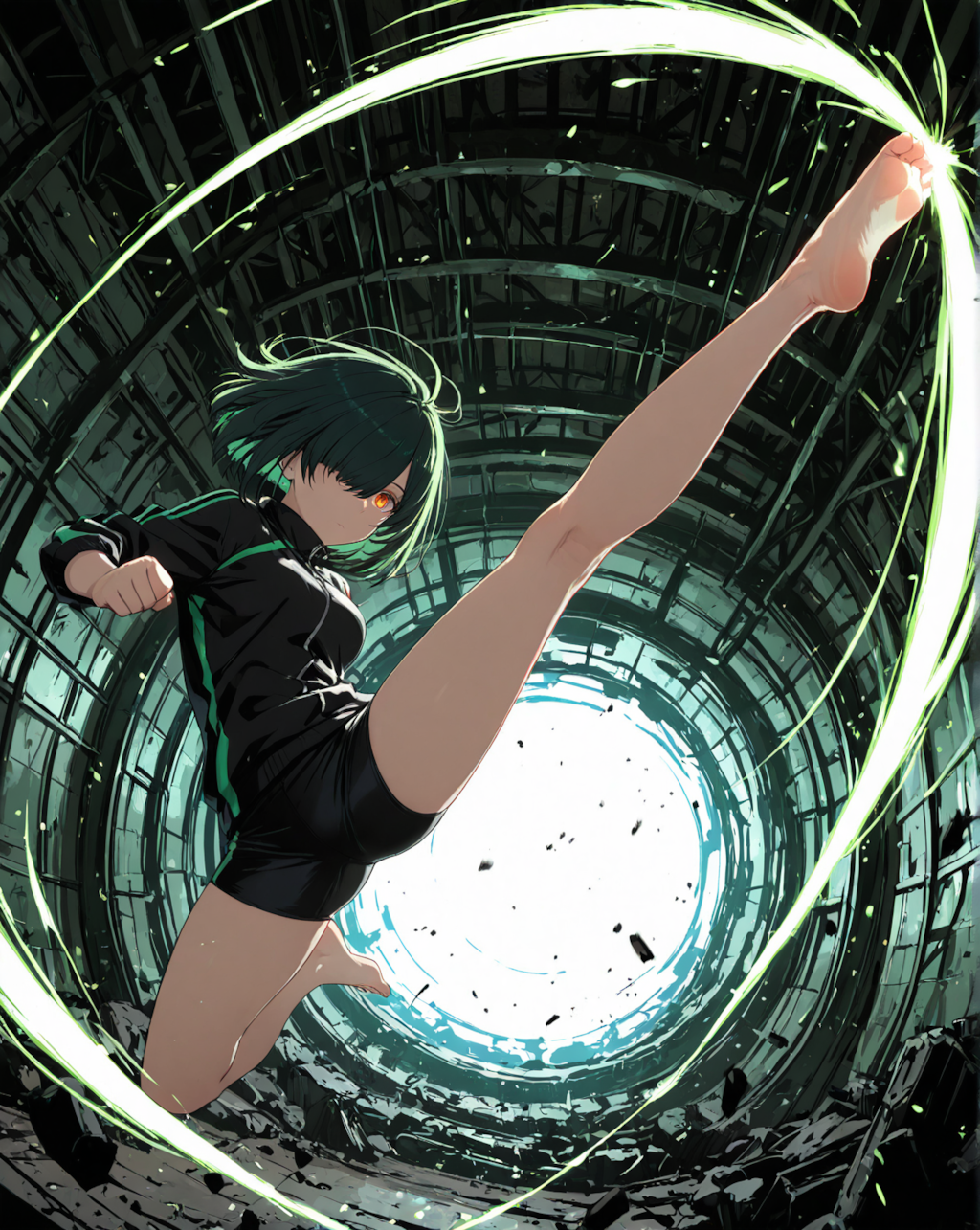 ↓（溜め）↑+K