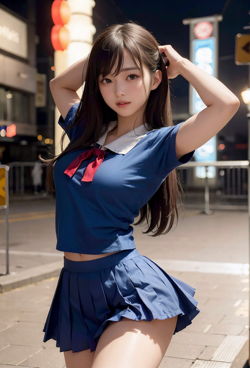 女子高生ダンサーと夜の街