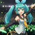 プロンプト借りて再現シリーズ　初音ミク編 7枚目