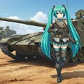 プロンプト借りて再現シリーズ　初音ミク編 3枚目
