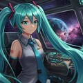 プロンプト借りて再現シリーズ　初音ミク編 10枚目