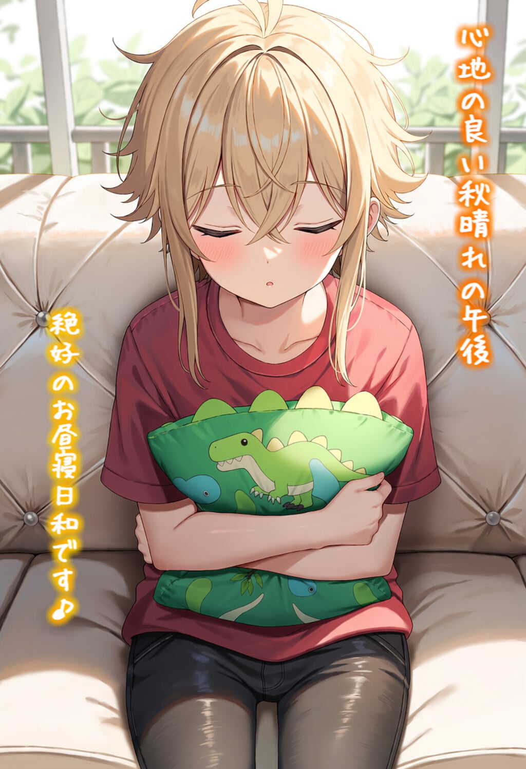【⏰ちちぷい公式投稿企画：睡眠💤】✨🍁うちの子たちのうたた寝🛏️✨