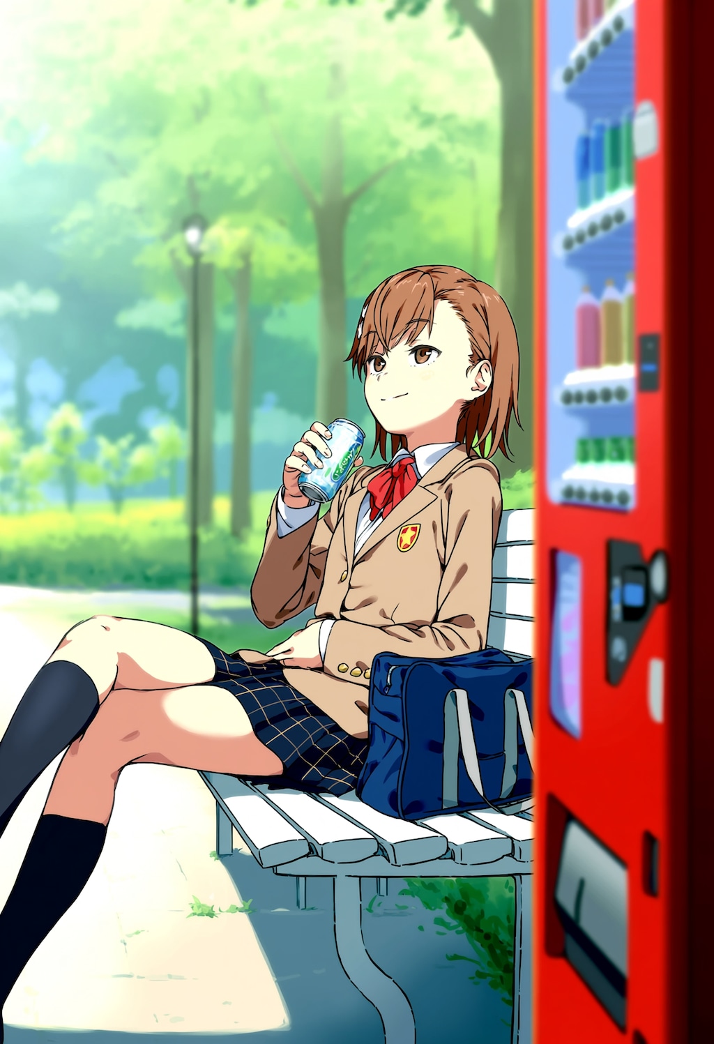 学校帰りの美琴ちゃん！