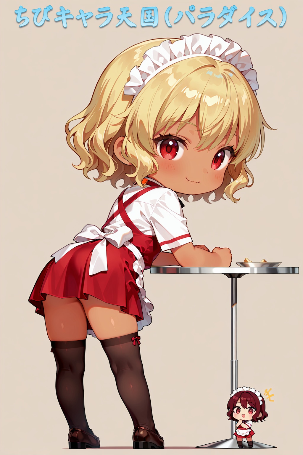 ちびキャラウェイトレスさん Y906