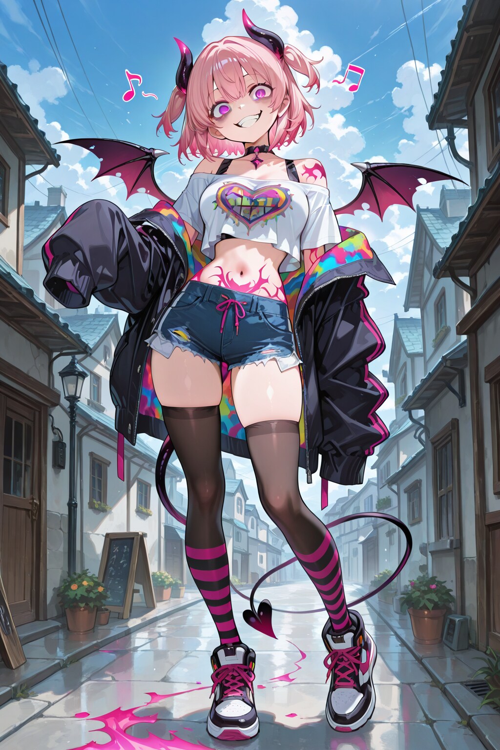 ご機嫌な悪魔ガール
