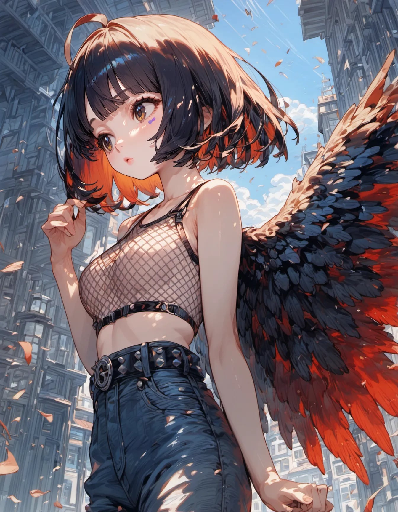 Feathers of the Ember Sky