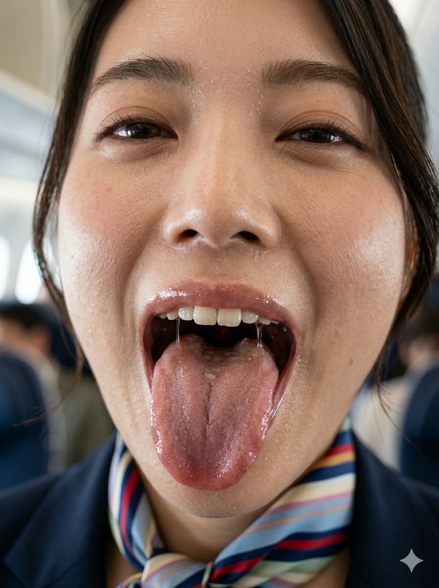 舌出しCA