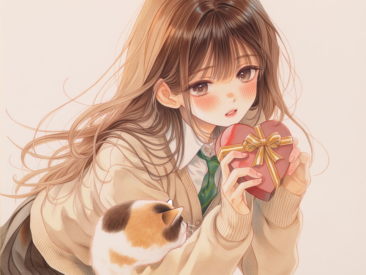 想いを込めて（１）　私立聖寧女学院  niji7 | の人気AIイラスト・グラビア