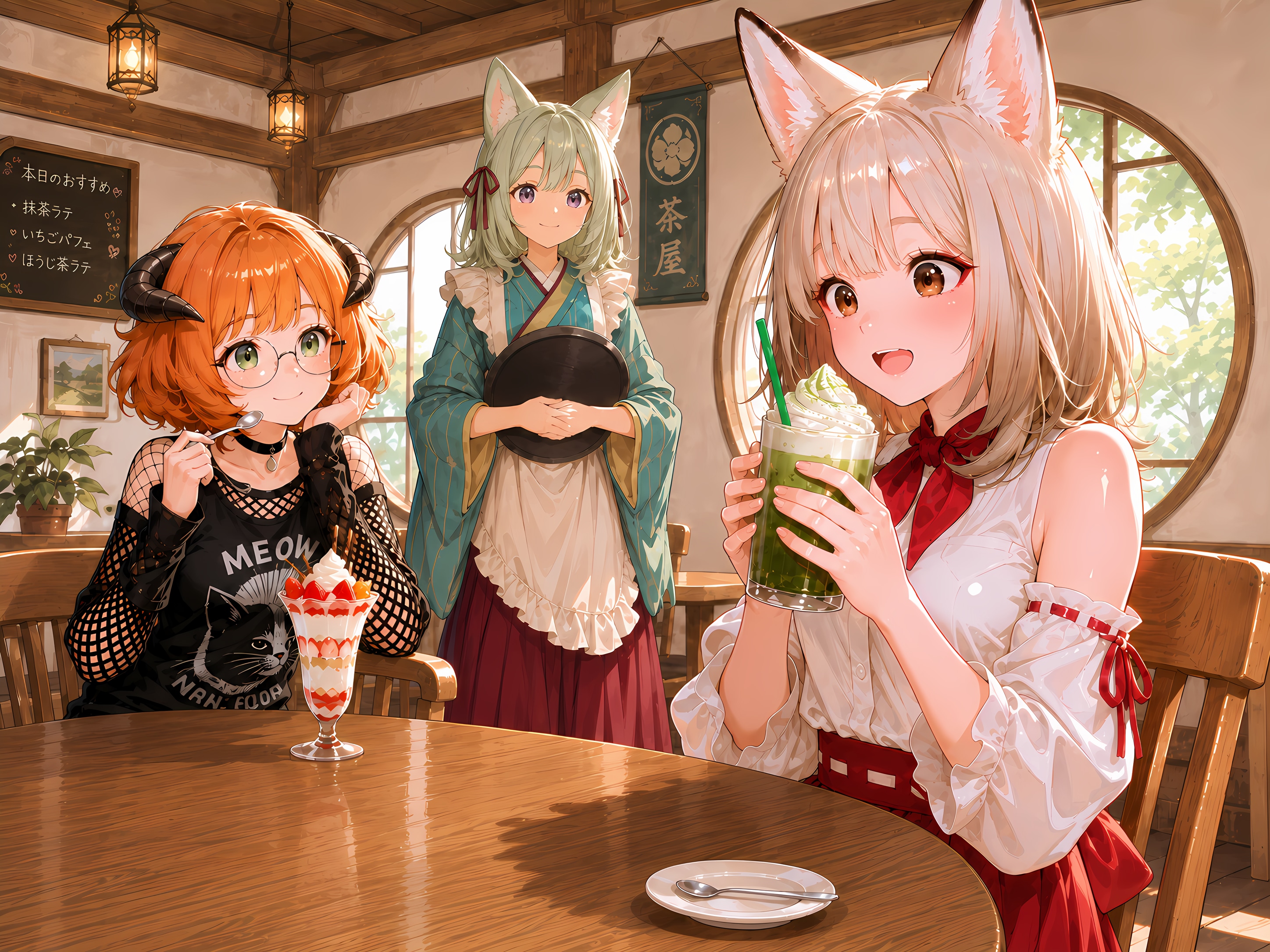 正一位さま、抹茶ラテに出会う