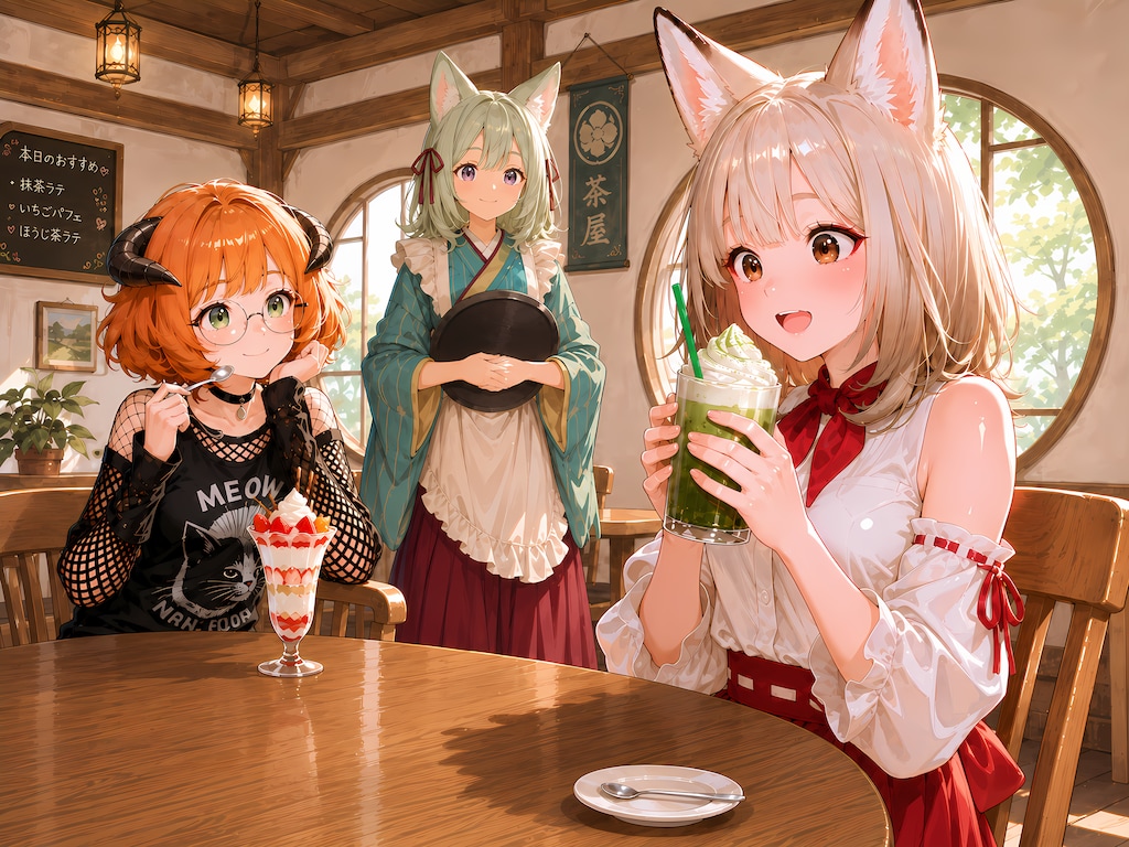 正一位さま、抹茶ラテに出会う