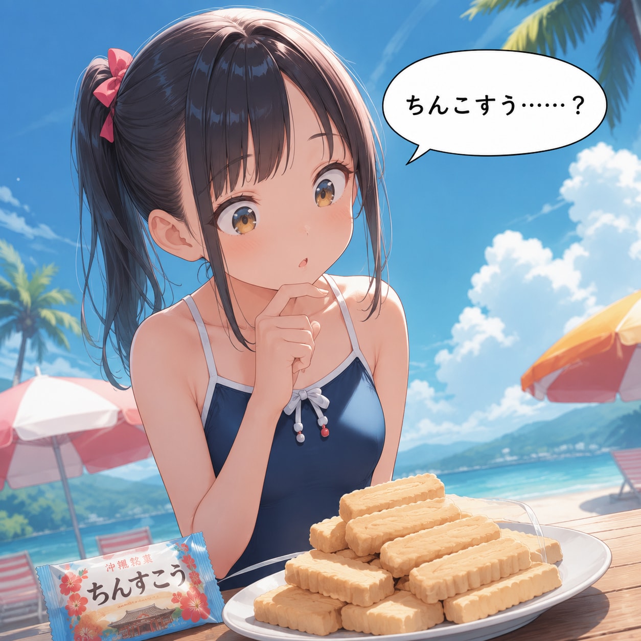 没供養）「ち」→「ちんすこう」たろう