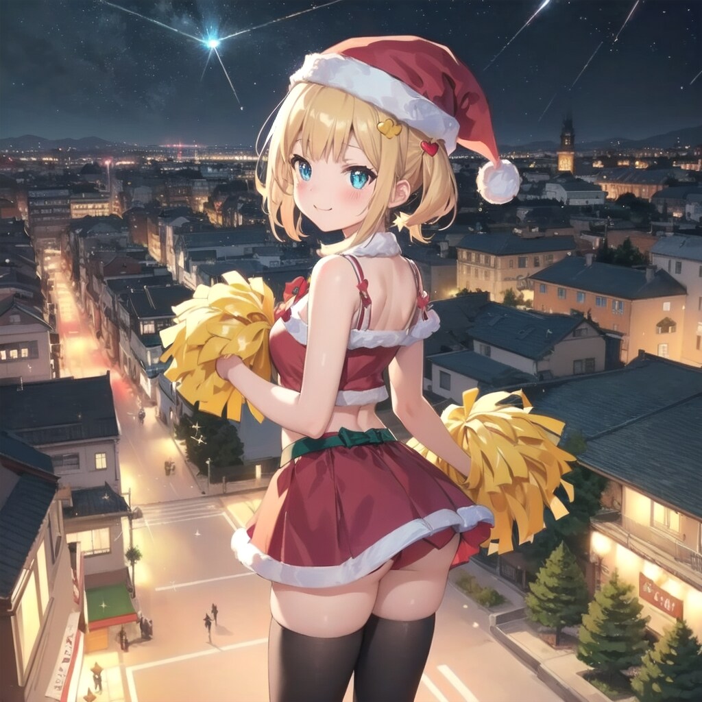 チアガール サンタさん_3。 | の人気AIイラスト・グラビア