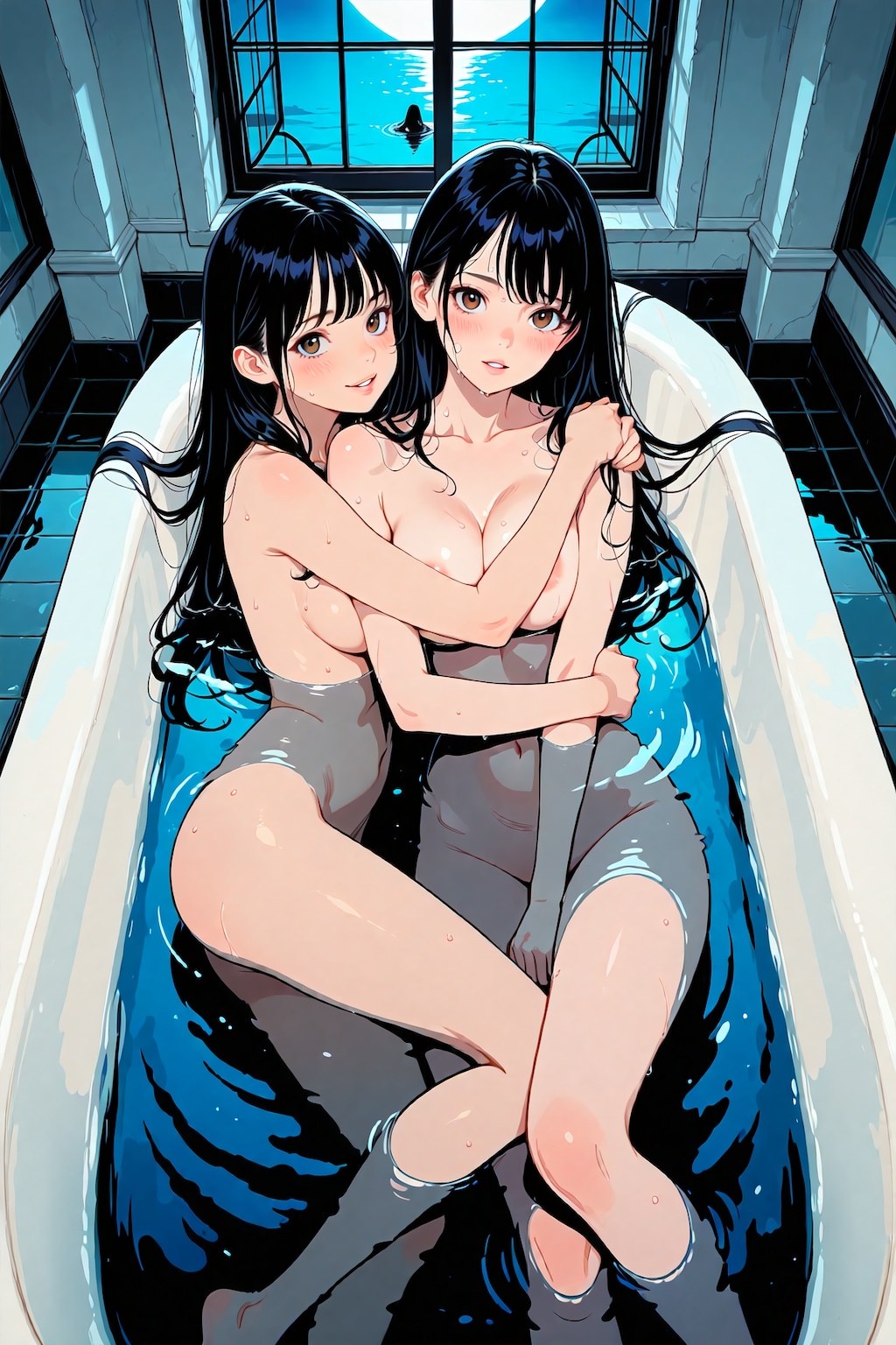 いっしょにお風呂大好き