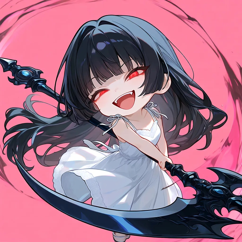 白ワンピデフォルメ死神姫