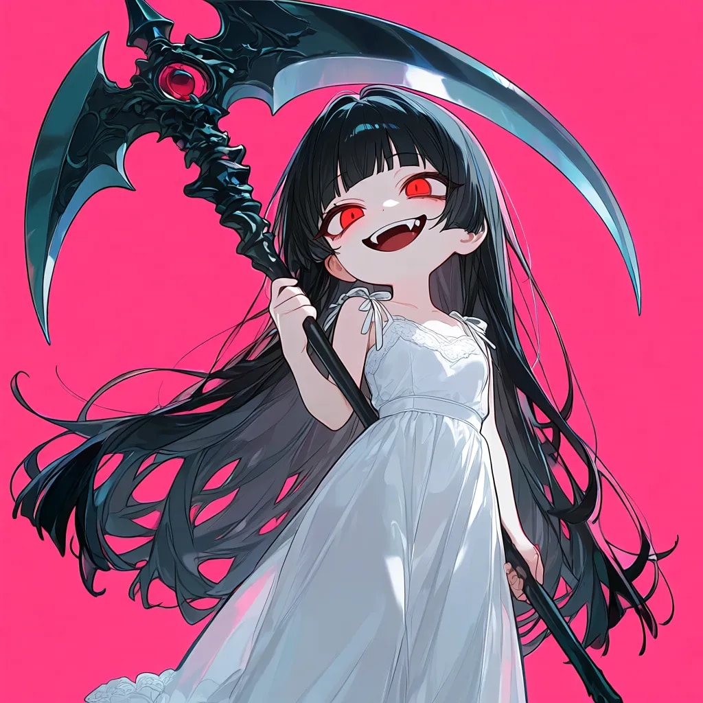 白ワンピデフォルメ死神姫