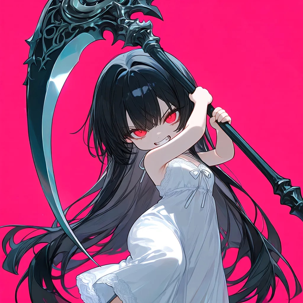 白ワンピデフォルメ死神姫