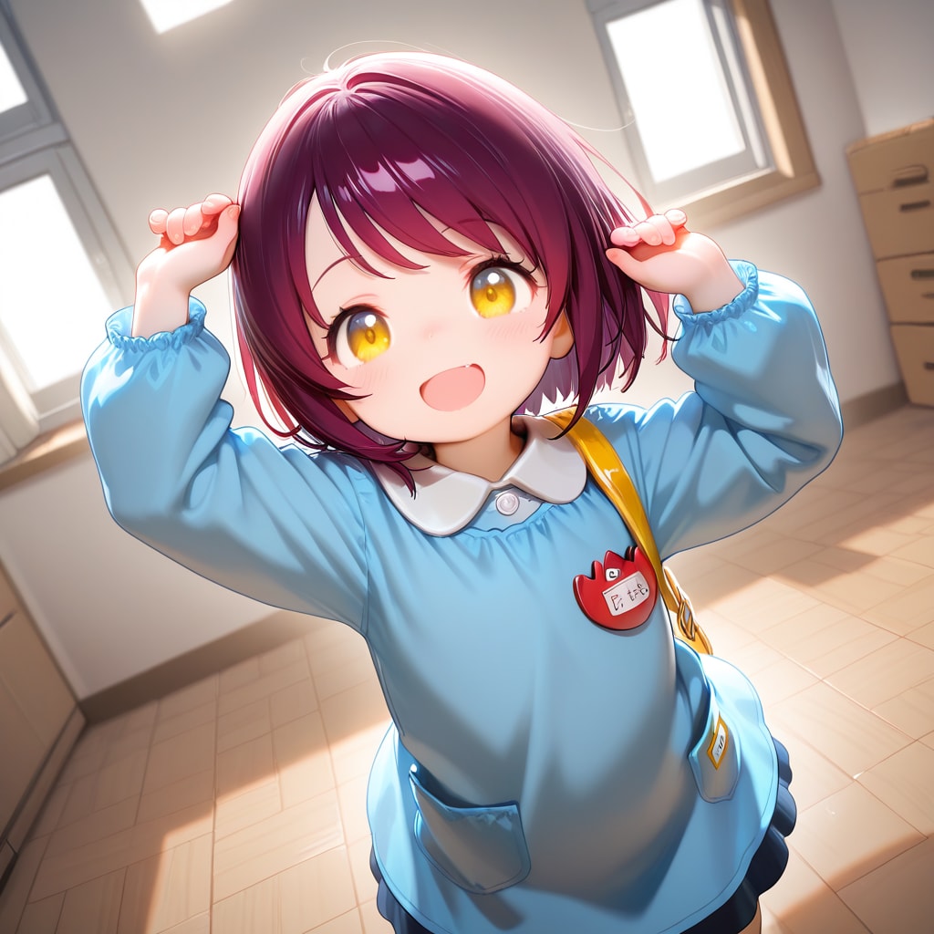 幼い頃の芽衣ちゃん（#ちちぷいようちえん参加）