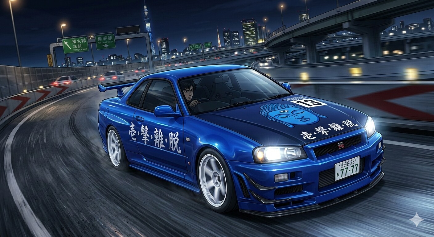 お題：迅帝(首都高バトル01より) | の人気AIイラスト・グラビア