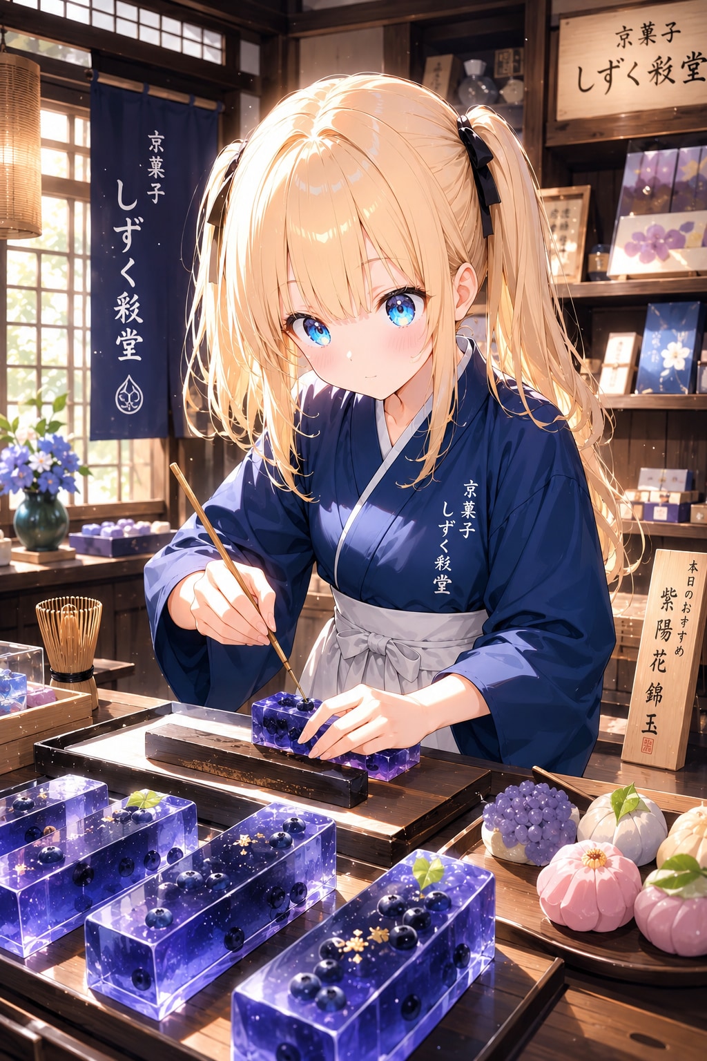 ブルーベリー錦玉のしずく