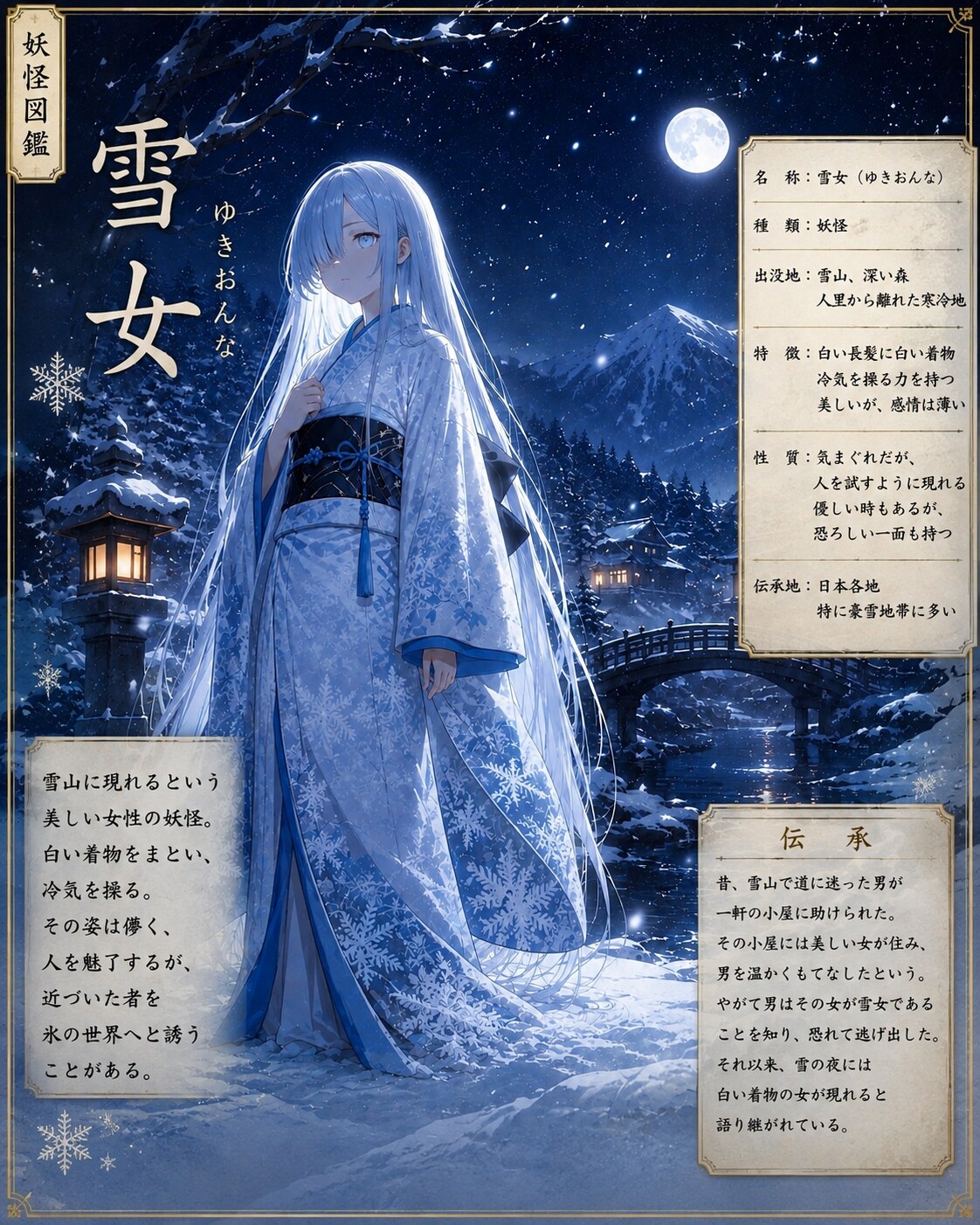 雪女❄️ | の人気AIイラスト・グラビア