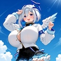 念願の爆乳を手に入れて見せつけてくるかなたそꉂꉂ(>ᗜ<*) 2枚目