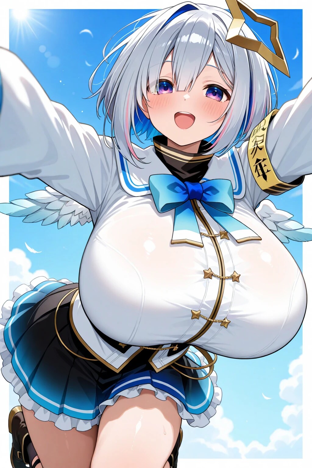 念願の爆乳を手に入れて見せつけてくるかなたそꉂꉂ(>ᗜ<*)