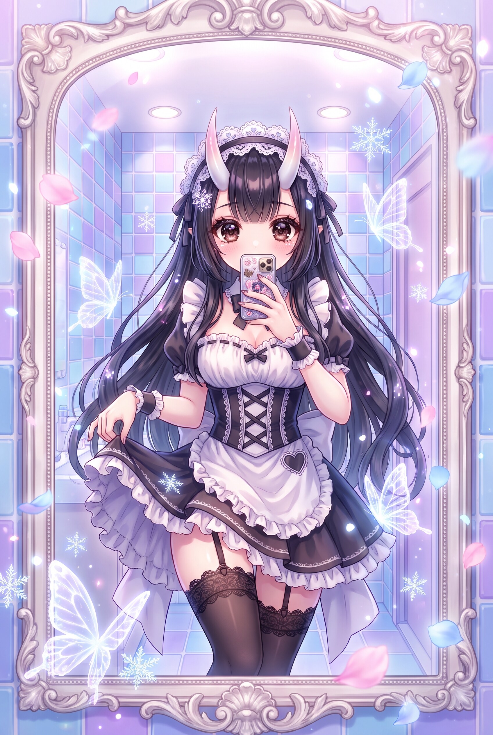 鏡影の角姫