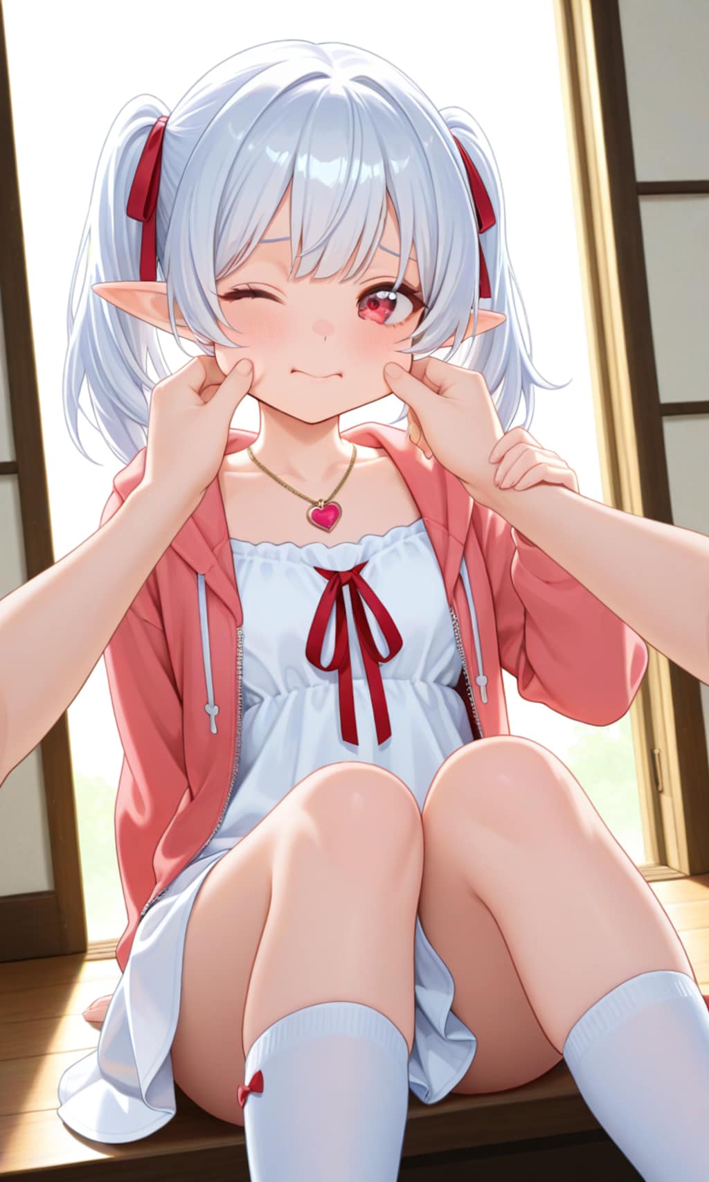 シロネさんのほっぺもちもち　)^o^(