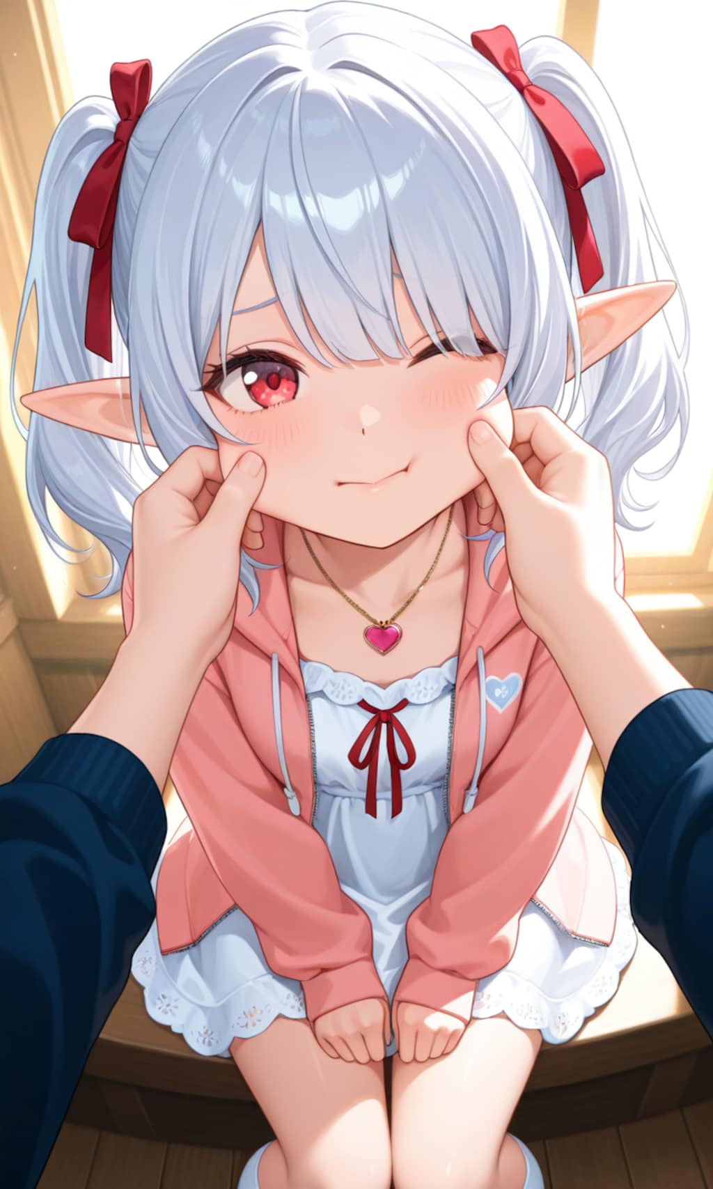 シロネさんのほっぺもちもち　)^o^(