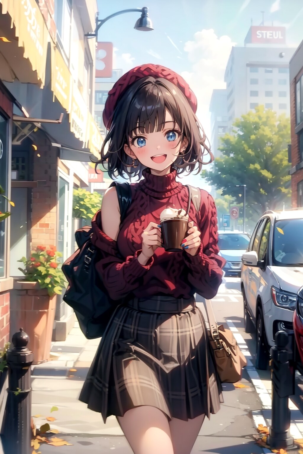 ねぇ、あんたも飲み物買ってきなさいよ | の人気AIイラスト・グラビア