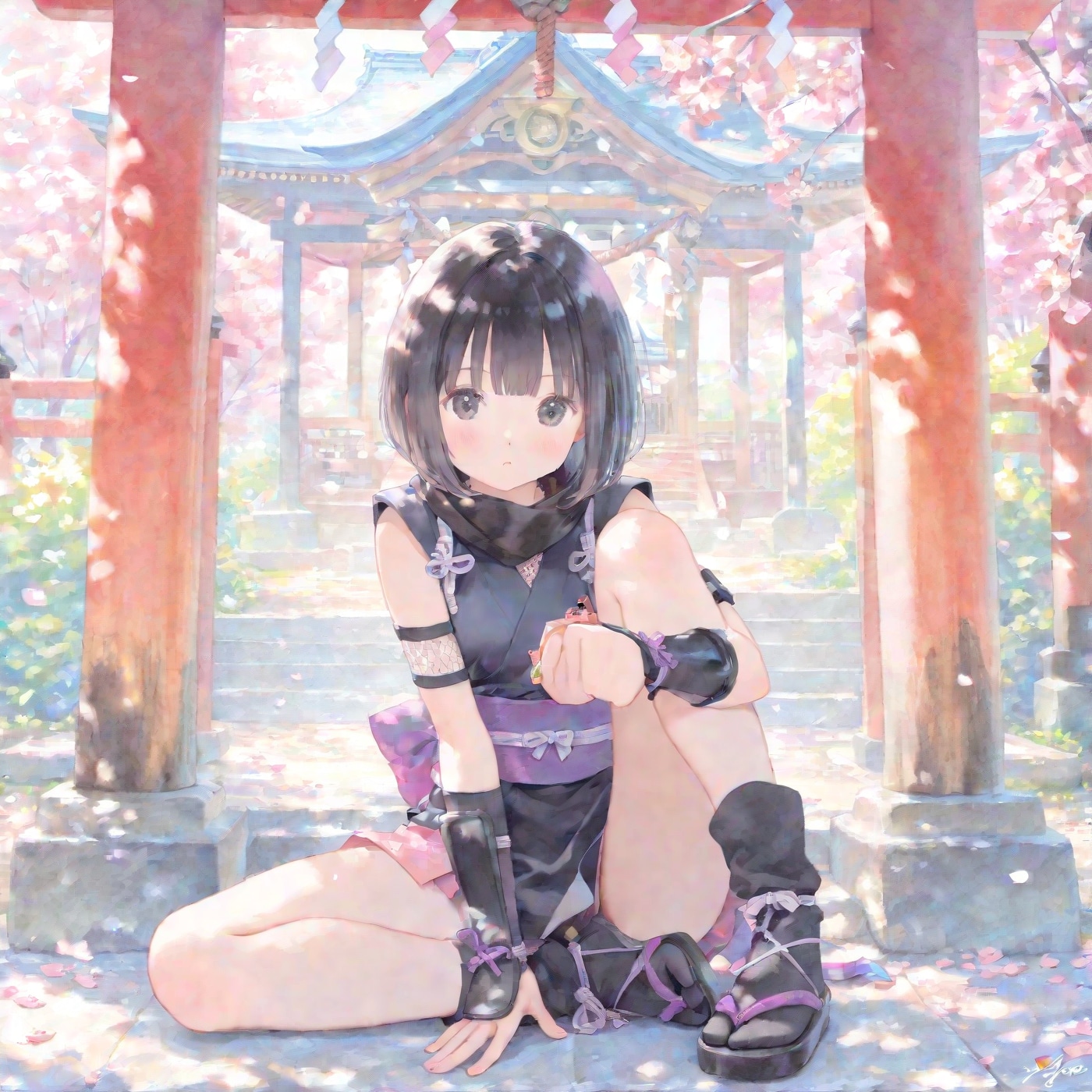 忍びの優里 | の人気AIイラスト・グラビア