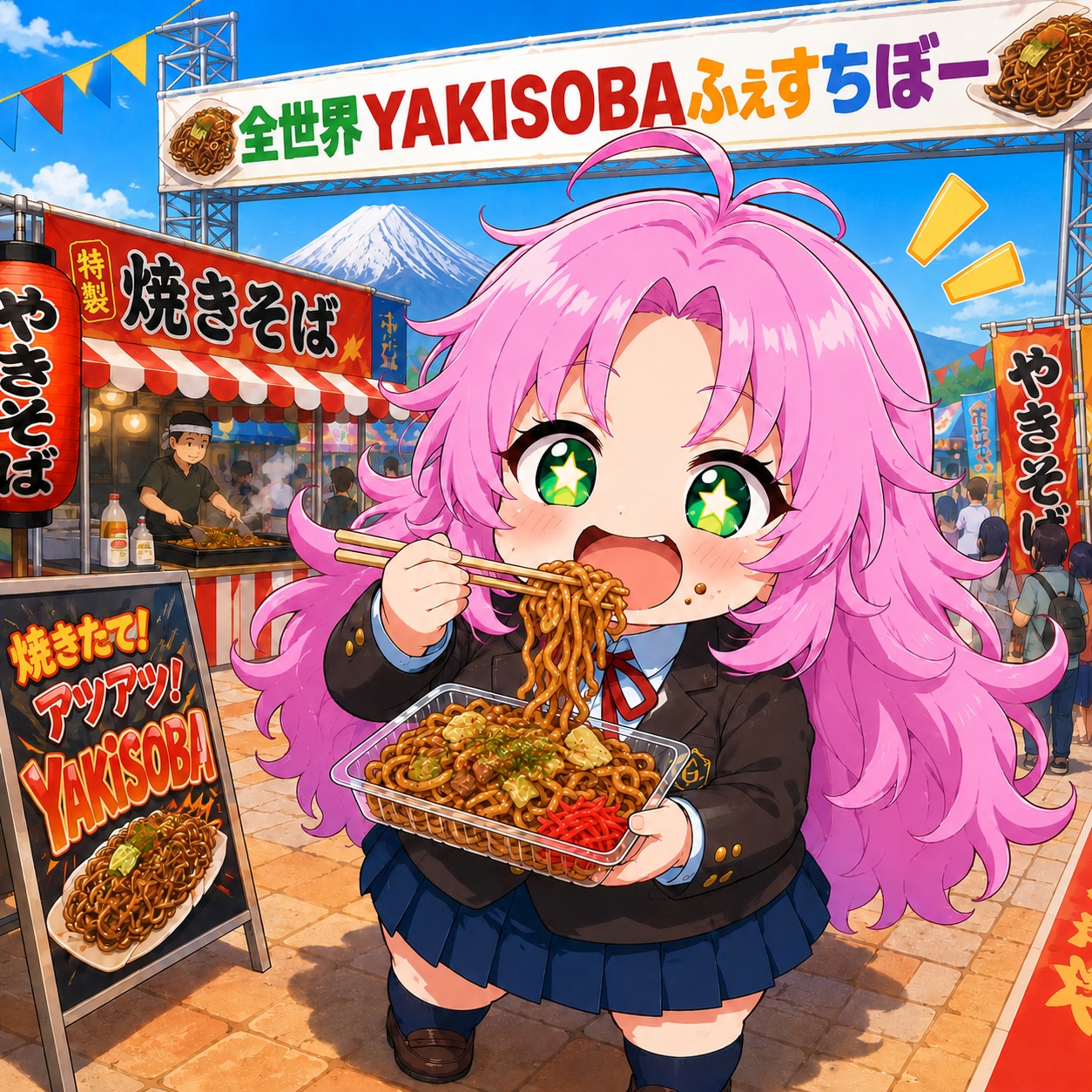 やきそば！ | の人気AIイラスト・グラビア
