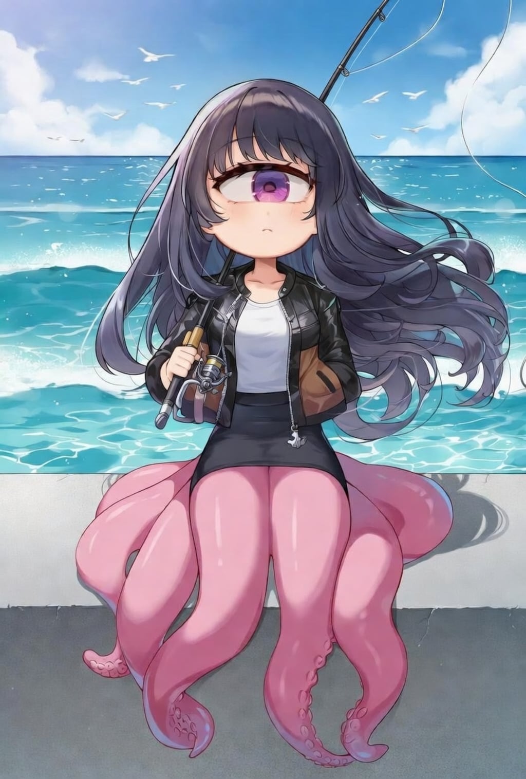 単眼スキュラちゃん.63  釣りに行こう