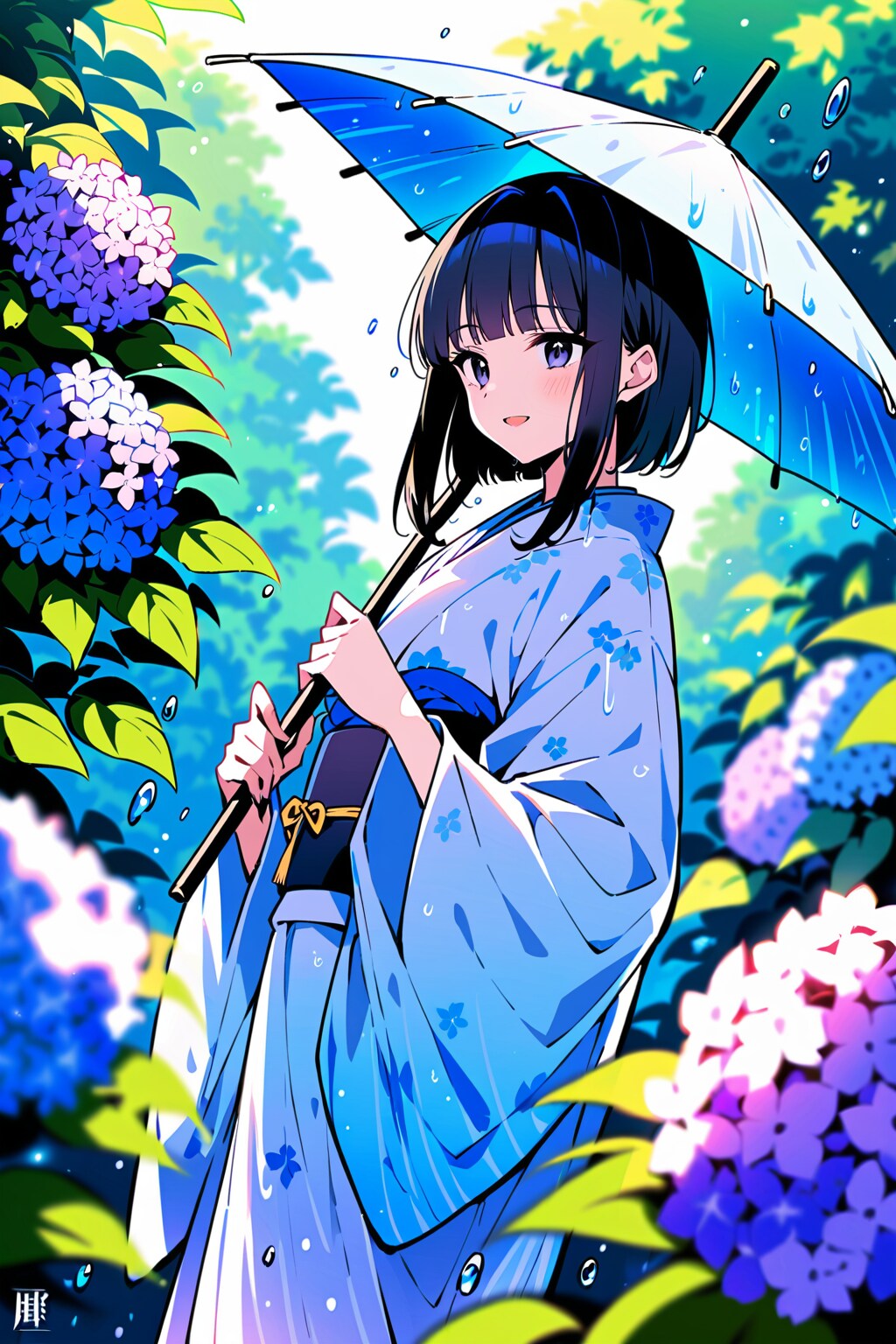 雨の日の女の子　その１３